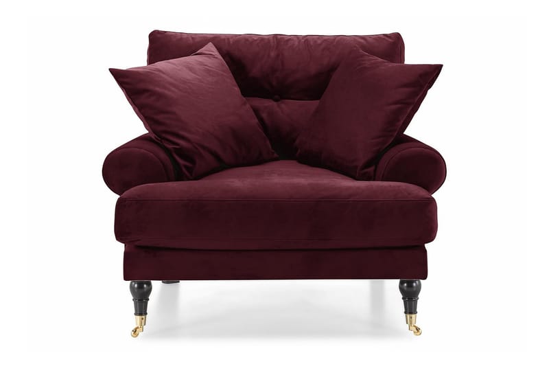 Andrew Sammetsfåtölj - Lila/Mässing - Möbler - Stolar & fåtöljer - Fåtölj - Howard fåtölj