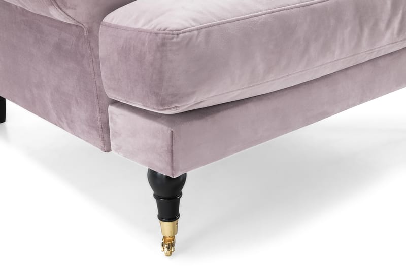 Andrew Sammetsfåtölj - Lila/Mässing - Möbler - Stolar & fåtöljer - Fåtölj - Howard fåtölj