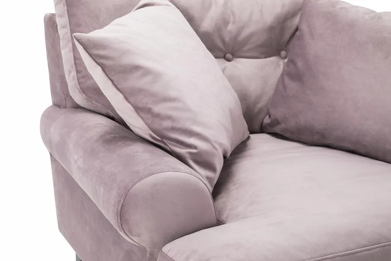 Andrew Sammetsfåtölj - Lila/Mässing - Möbler - Stolar & fåtöljer - Fåtölj - Howard fåtölj