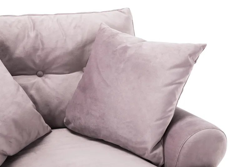 Andrew Sammetsfåtölj - Lila/Mässing - Möbler - Stolar & fåtöljer - Fåtölj - Howard fåtölj