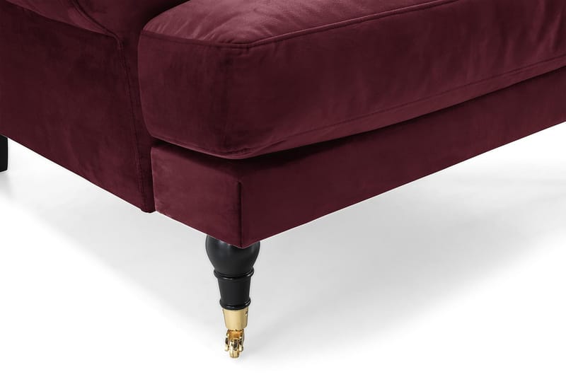 Andrew Sammetsfåtölj - Lila/Mässing - Möbler - Stolar & fåtöljer - Fåtölj - Howard fåtölj