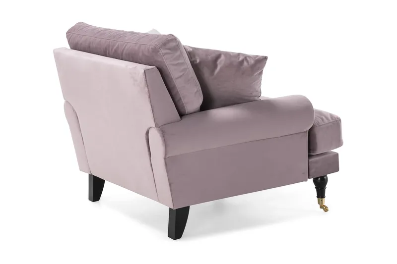 Andrew Sammetsfåtölj - Lila/Mässing - Möbler - Stolar & fåtöljer - Fåtölj - Howard fåtölj