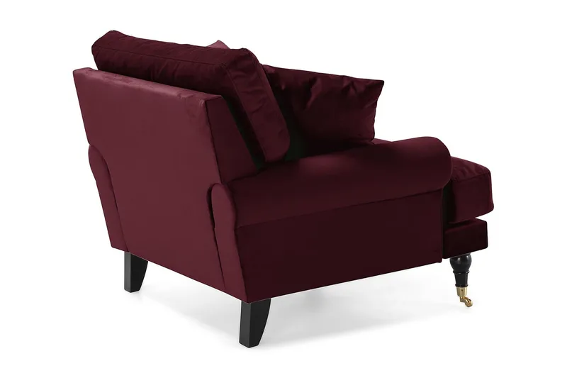 Andrew Sammetsfåtölj - Lila/Mässing - Möbler - Stolar & fåtöljer - Fåtölj - Howard fåtölj