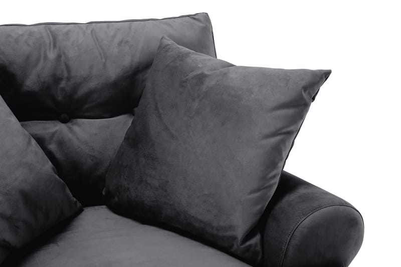 Andrew Sammetsfåtölj - Mörkgrå/Krom - Möbler - Stolar & fåtöljer - Fåtölj - Howard fåtölj