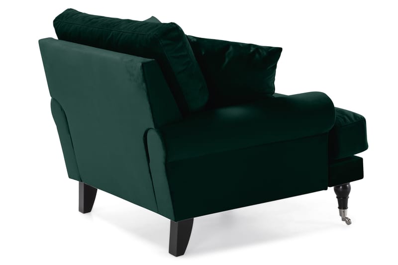 Andrew Sammetsfåtölj - Mörkgrön/Krom - Möbler - Stolar & fåtöljer - Fåtölj - Howard fåtölj