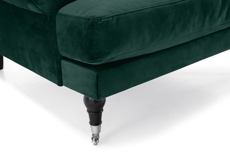 Andrew Sammetsfåtölj - Mörkgrön/Krom - Möbler - Stolar & fåtöljer - Fåtölj - Howard fåtölj