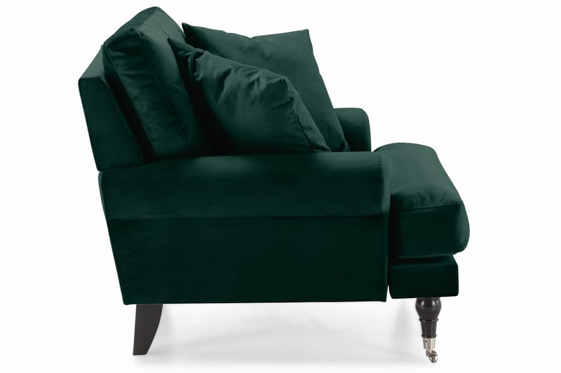 Andrew Sammetsfåtölj - Mörkgrön/Krom - Möbler - Stolar & fåtöljer - Fåtölj - Howard fåtölj