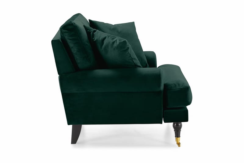 Andrew Sammetsfåtölj - Mörkgrön/Mässing - Möbler - Stolar & fåtöljer - Fåtölj - Howard fåtölj