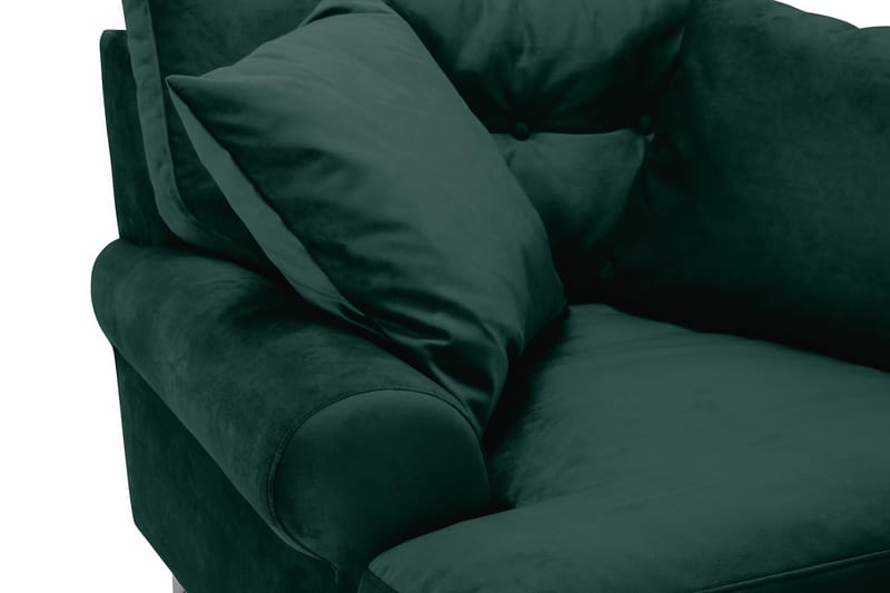 Andrew Sammetsfåtölj - Mörkgrön/Mässing - Möbler - Stolar & fåtöljer - Fåtölj - Howard fåtölj