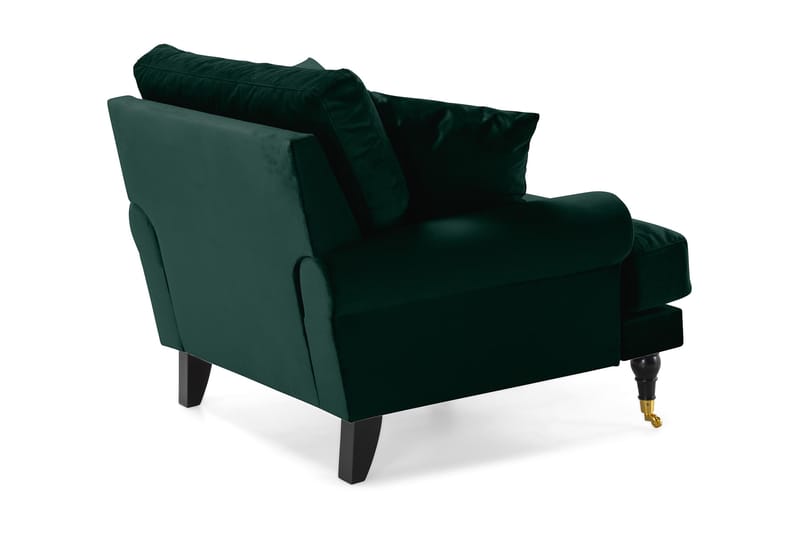 Andrew Sammetsfåtölj - Mörkgrön/Mässing - Möbler - Stolar & fåtöljer - Fåtölj - Howard fåtölj