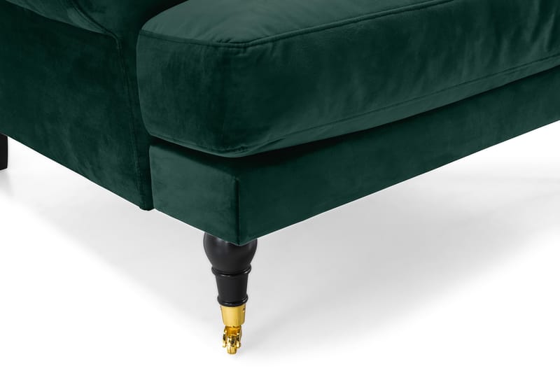 Andrew Sammetsfåtölj - Mörkgrön/Mässing - Möbler - Stolar & fåtöljer - Fåtölj - Howard fåtölj