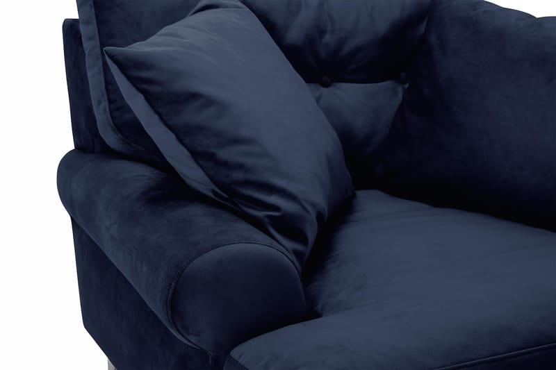 Andrew Sammetsfåtölj - Midnattsblå/Krom - Möbler - Stolar & fåtöljer - Fåtölj - Howard fåtölj
