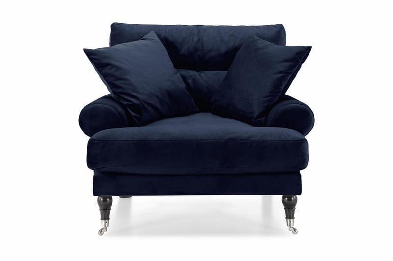 Andrew Sammetsfåtölj - Midnattsblå/Krom - Möbler - Stolar & fåtöljer - Fåtölj - Howard fåtölj