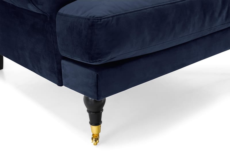 Andrew Sammetsfåtölj - Midnattsblå/Mässing - Möbler - Stolar & fåtöljer - Fåtölj - Howard fåtölj