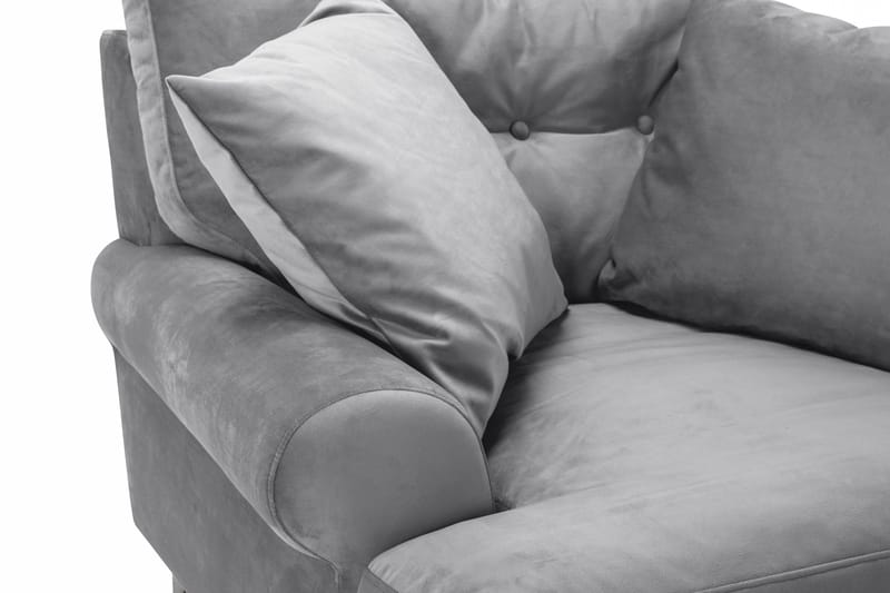 Andrew Sammetsfåtölj - Silvergr å/Krom - Möbler - Stolar & fåtöljer - Fåtölj - Howard fåtölj