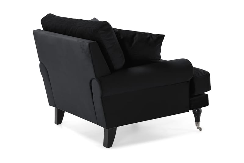 Andrew Sammetsfåtölj - Svart/Krom - Möbler - Stolar & fåtöljer - Fåtölj - Howard fåtölj