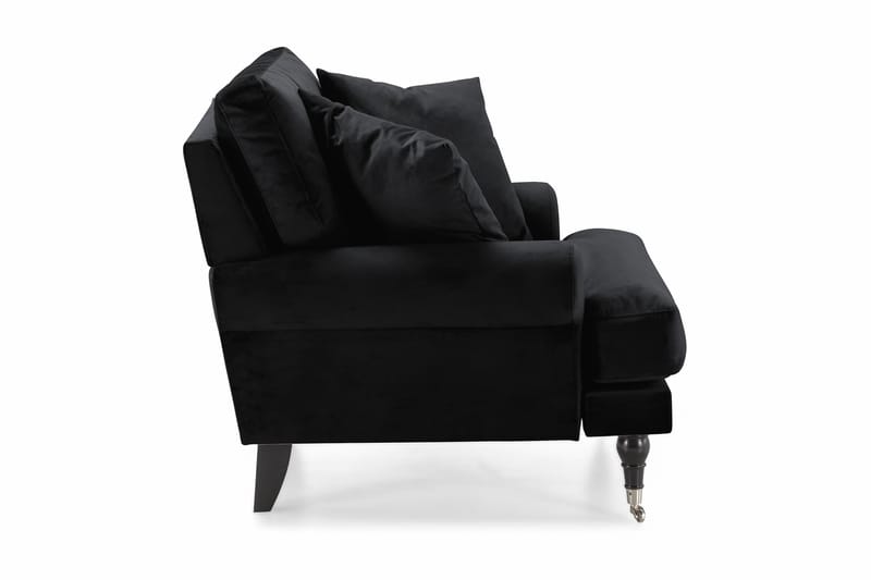 Andrew Sammetsfåtölj - Svart/Krom - Möbler - Stolar & fåtöljer - Fåtölj - Howard fåtölj