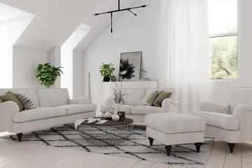 Howard Classic Fåtölj - Beige - Möbler - Stolar & fåtöljer - Fåtölj - Howard fåtölj