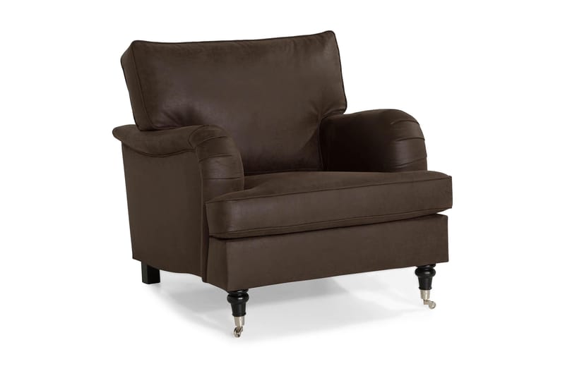 Howard Classic Fåtölj Konstläder, Vintage Brun