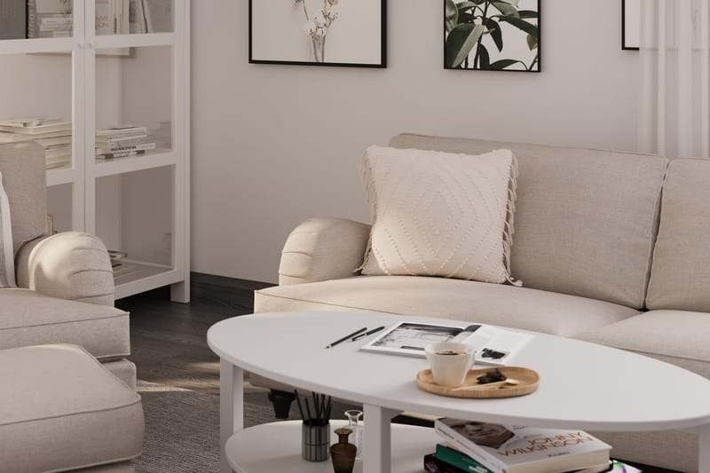 Howard Classic Fåtölj med Fotpall - Beige - Möbler - Stolar & fåtöljer - Fåtölj - Howard fåtölj