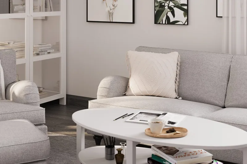 Howard Classic Fåtölj med Fotpall - Grå - Möbler - Stolar & fåtöljer - Fåtölj - Howard fåtölj