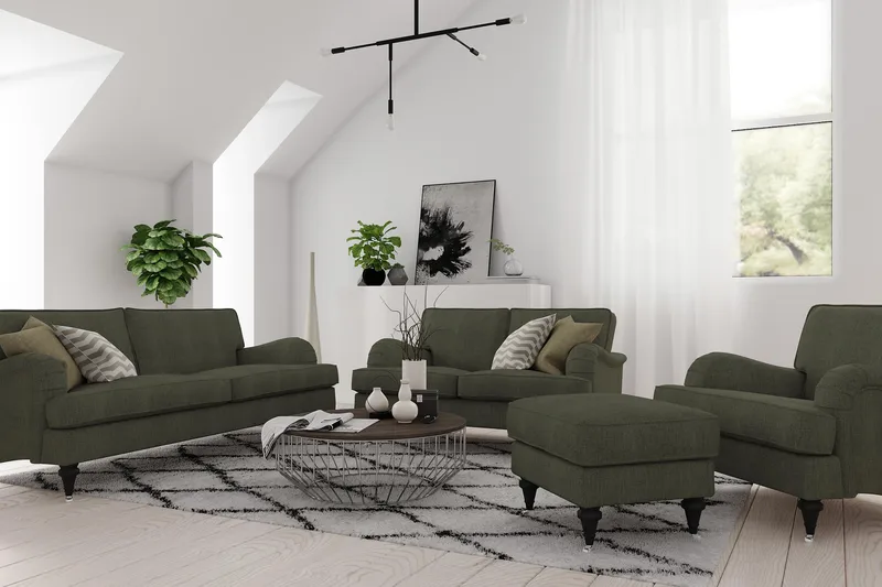 Howard Classic Fåtölj - Olivgrön - Möbler - Stolar & fåtöljer - Fåtölj - Howard fåtölj