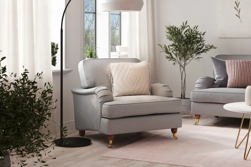 Howard Lyx Fåtölj - Grå - Möbler - Stolar & fåtöljer - Fåtölj - Howard fåtölj