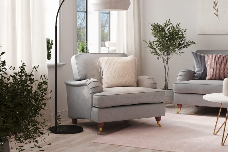 Howard Lyx Fåtölj - Grå - Möbler - Stolar & fåtöljer - Fåtölj - Howard fåtölj