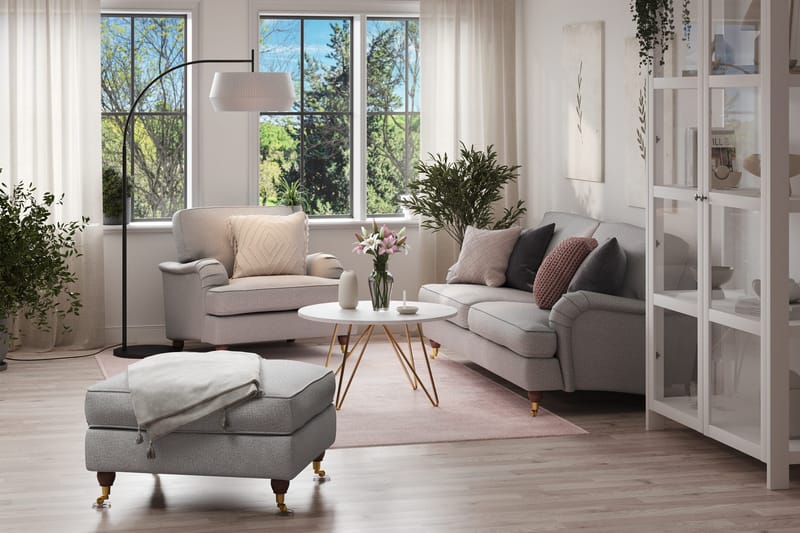 Howard Lyx Fåtölj - Grå - Möbler - Stolar & fåtöljer - Fåtölj - Howard fåtölj