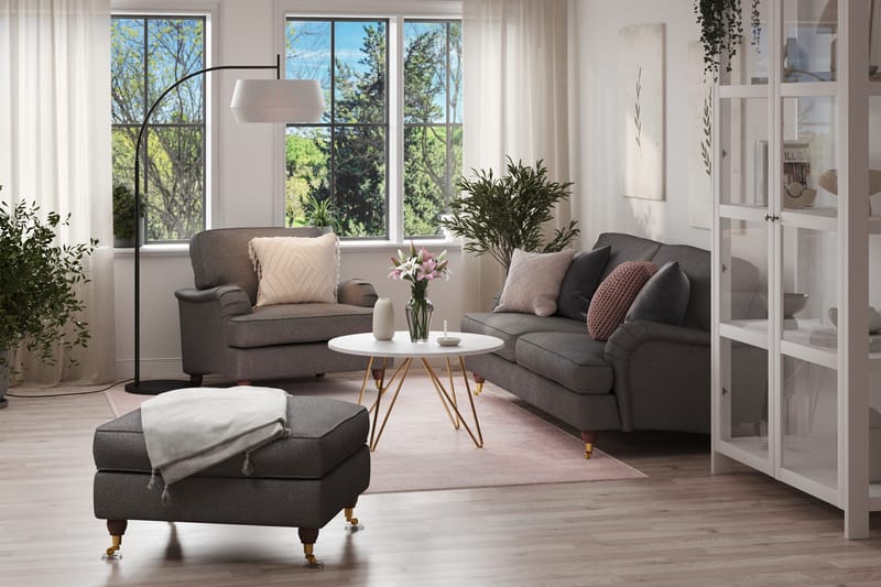 Howard Lyx Fåtölj - Mörkgrå - Möbler - Stolar & fåtöljer - Fåtölj - Howard fåtölj