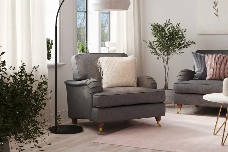 Howard Lyx Fåtölj - Mörkgrå - Möbler - Stolar & fåtöljer - Fåtölj - Howard fåtölj