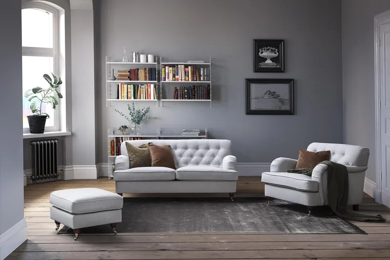 Howard Riviera Fåtölj - Linnegrå - Möbler - Stolar & fåtöljer - Fåtölj - Howard fåtölj