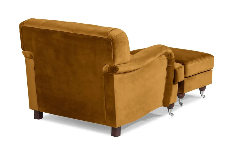 Howard Riviera Fåtölj med Fotpall - Amber - Möbler - Stolar & fåtöljer - Fåtölj - Howard fåtölj