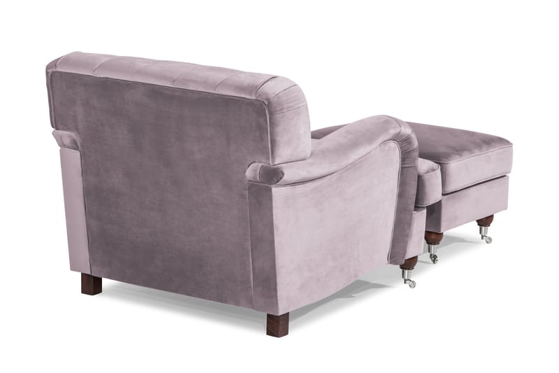 Howard Riviera Fåtölj med Fotpall - Lila - Möbler - Stolar & fåtöljer - Fåtölj - Howard fåtölj