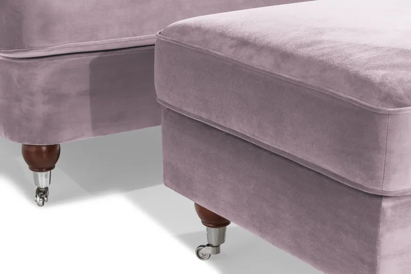 Howard Riviera Fåtölj med Fotpall - Lila - Möbler - Stolar & fåtöljer - Fåtölj - Howard fåtölj