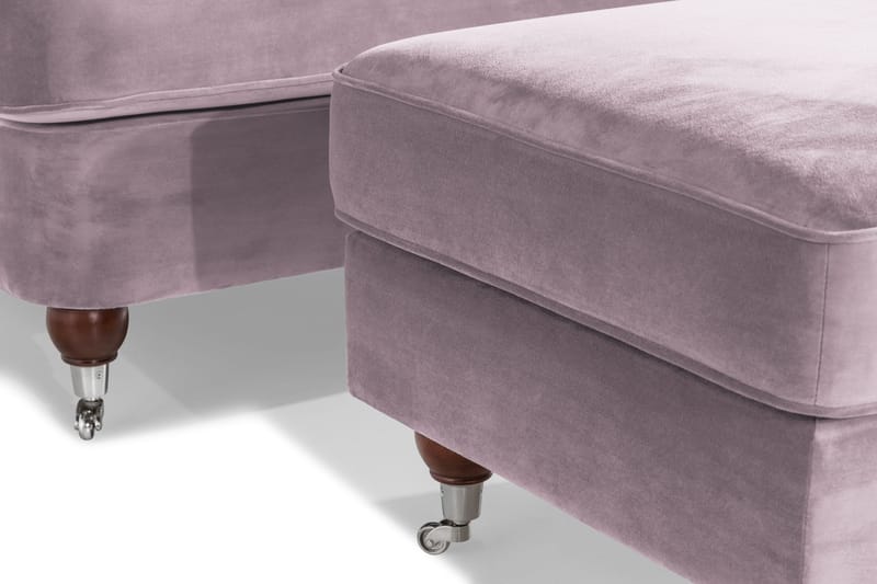 Howard Riviera Fåtölj med Fotpall - Lila - Möbler - Stolar & fåtöljer - Fåtölj - Howard fåtölj