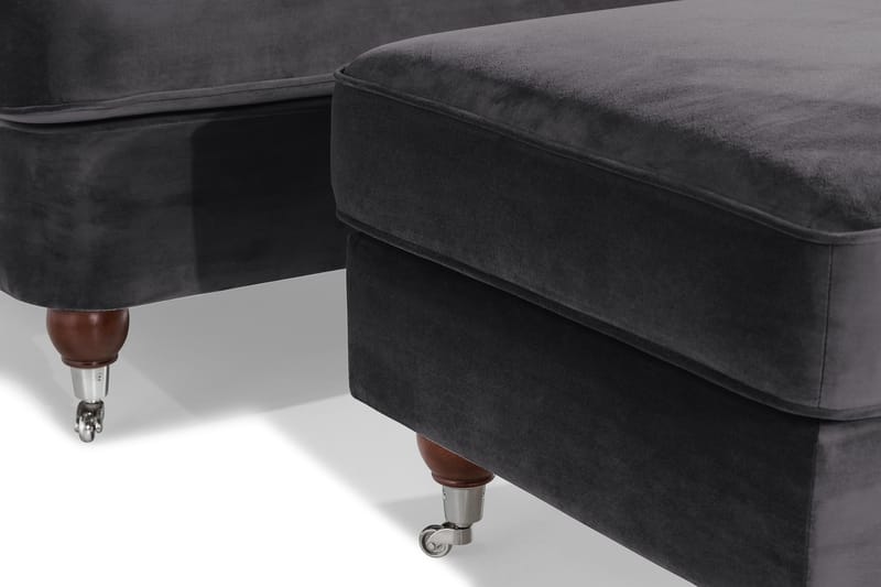 Howard Riviera Fåtölj med Fotpall - Mörkgrå - Möbler - Stolar & fåtöljer - Fåtölj - Howard fåtölj