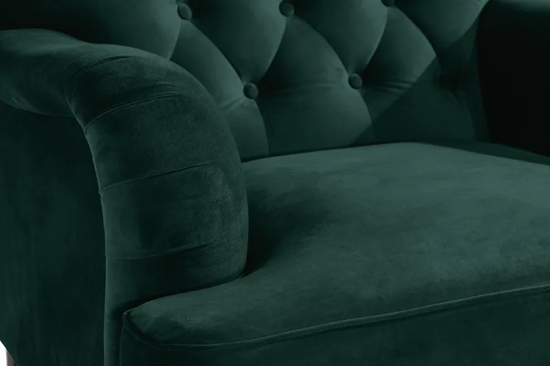 Howard Riviera Fåtölj med Fotpall - Mörkgrön - Möbler - Stolar & fåtöljer - Fåtölj - Howard fåtölj