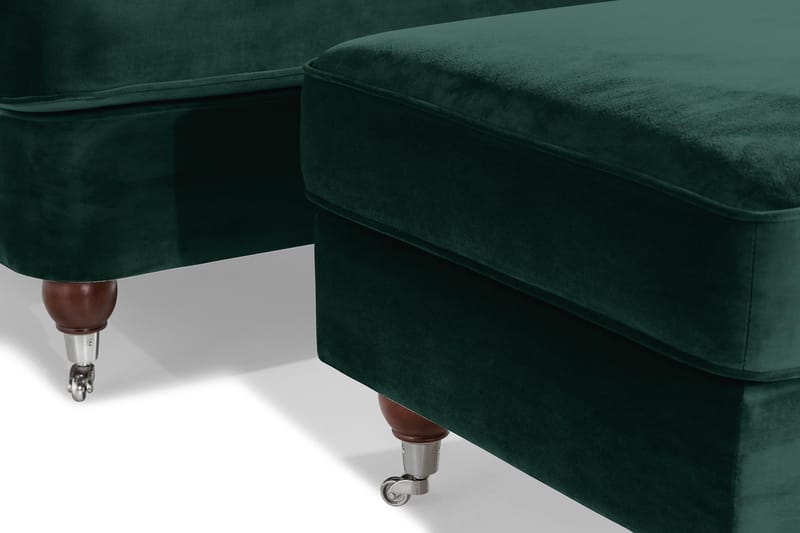 Howard Riviera Fåtölj med Fotpall - Mörkgrön - Möbler - Stolar & fåtöljer - Fåtölj - Howard fåtölj