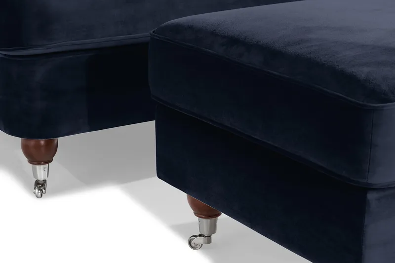 Howard Riviera Fåtölj med Fotpall - Midnattsblå - Möbler - Stolar & fåtöljer - Fåtölj - Howard fåtölj