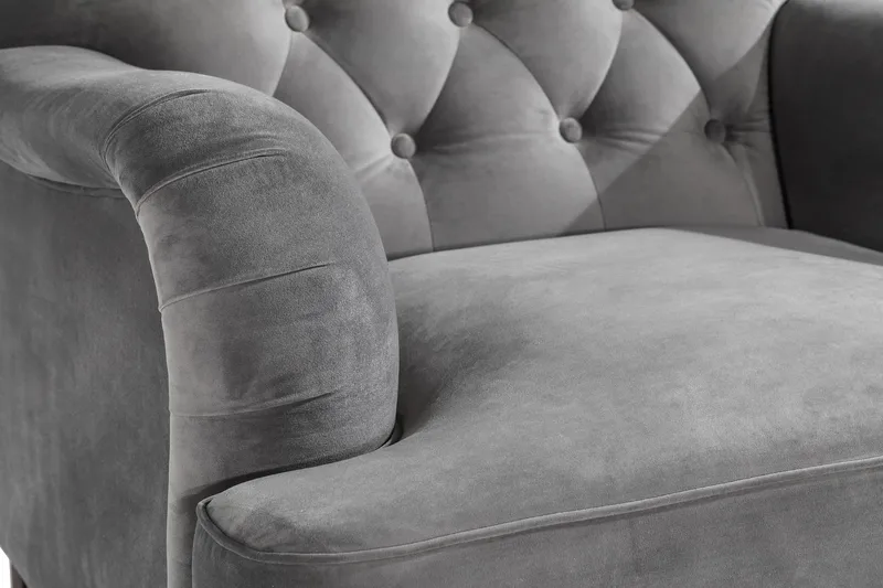 Howard Riviera Fåtölj med Fotpall - Silvergrå - Möbler - Stolar & fåtöljer - Fåtölj - Howard fåtölj