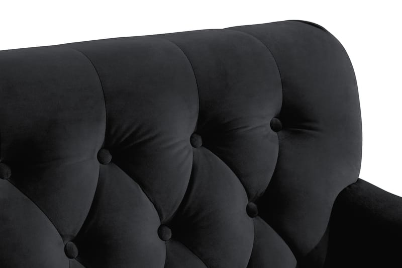 Howard Riviera Fåtölj med Fotpall - Svart - Möbler - Stolar & fåtöljer - Fåtölj - Howard fåtölj