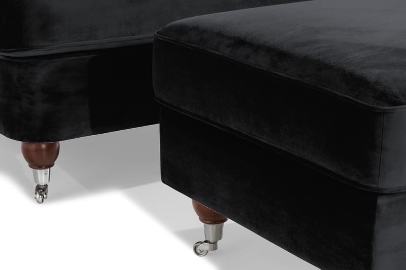 Howard Riviera Fåtölj med Fotpall - Svart - Möbler - Stolar & fåtöljer - Fåtölj - Howard fåtölj