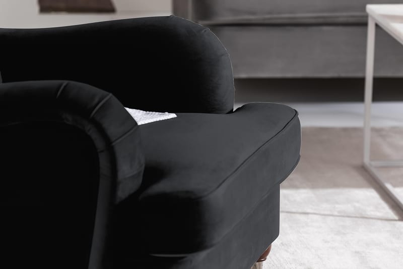 Howard Riviera Fåtölj med Fotpall - Svart - Möbler - Stolar & fåtöljer - Fåtölj - Howard fåtölj