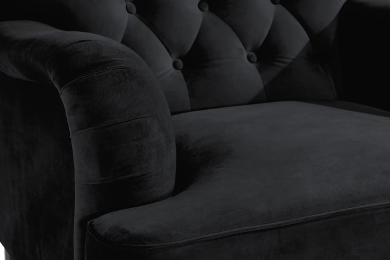 Howard Riviera Fåtölj med Fotpall - Svart - Möbler - Stolar & fåtöljer - Fåtölj - Howard fåtölj