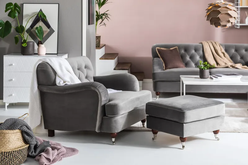 Howard Riviera Fåtölj - Silvergrå - Möbler - Stolar & fåtöljer - Fåtölj - Howard fåtölj