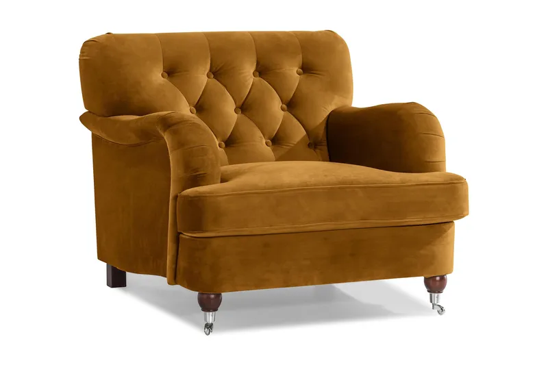 Howard Riviera Sammetsfåtölj - Amber - Möbler - Stolar & fåtöljer - Fåtölj - Howard fåtölj