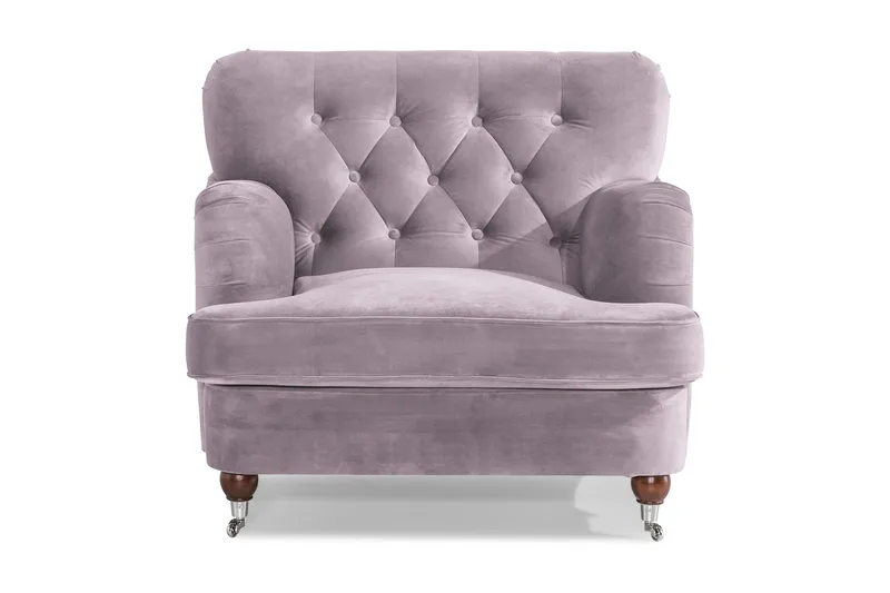 Howard Riviera Sammetsfåtölj - Lila - Möbler - Stolar & fåtöljer - Fåtölj - Howard fåtölj