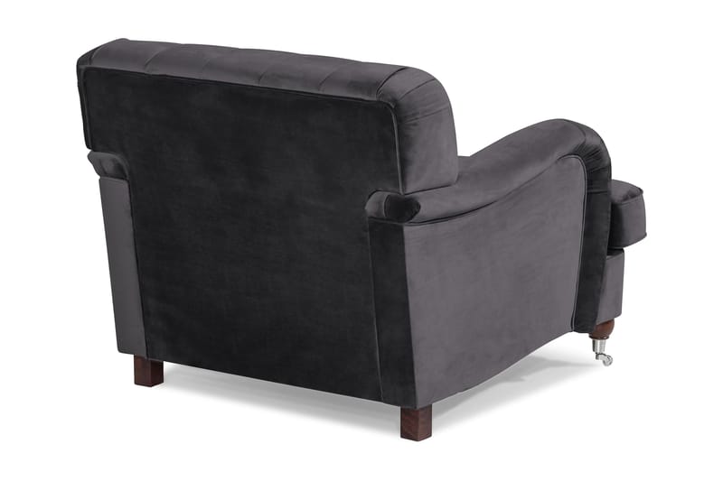 Howard Riviera Sammetsfåtölj - Mörkgrå - Möbler - Stolar & fåtöljer - Fåtölj - Howard fåtölj