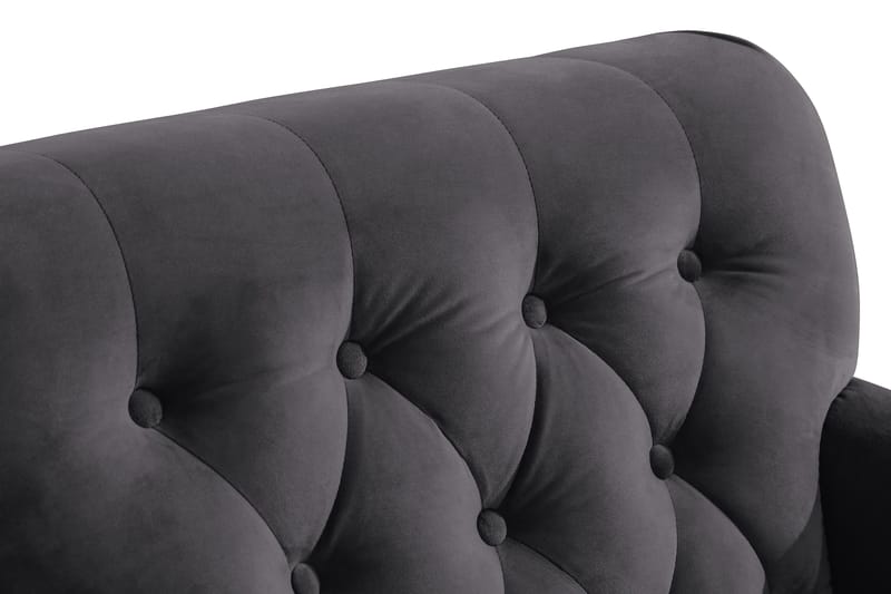 Howard Riviera Sammetsfåtölj - Mörkgrå - Möbler - Stolar & fåtöljer - Fåtölj - Howard fåtölj